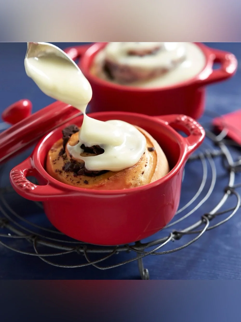 STAUB Trio of petite ceramic Dutch ovens Red NWT (#bin zap)